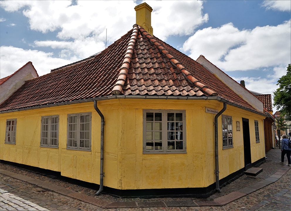 Das wahrscheinliche Geburtshaus H. C. Andersens in Odense